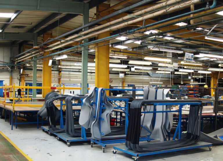Dellner gangways bellows in production in the UK